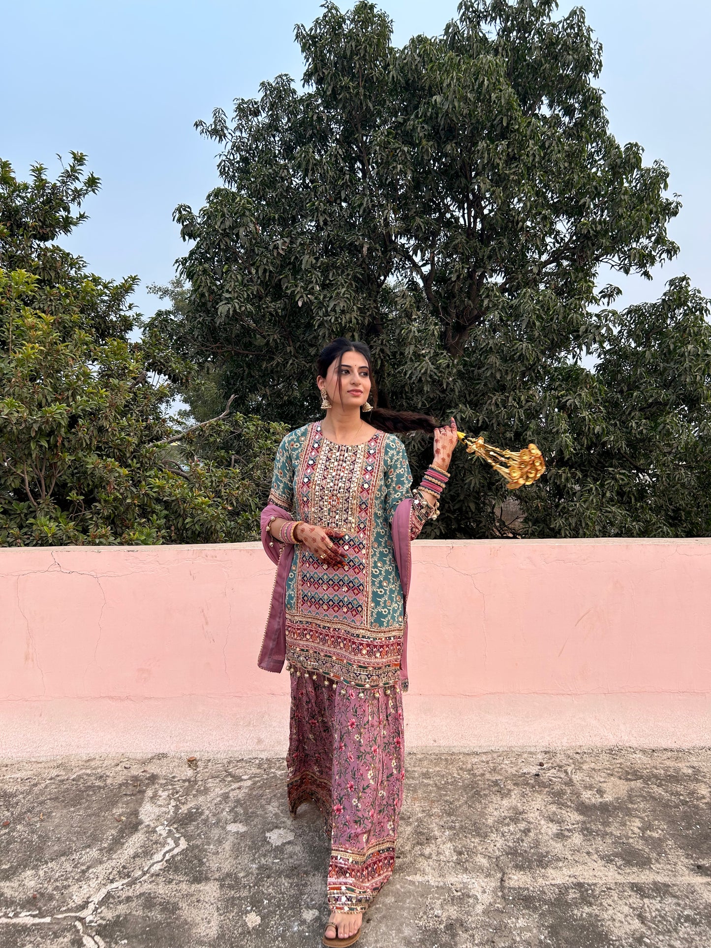 Ambarsariya Sharara Set (FN112)