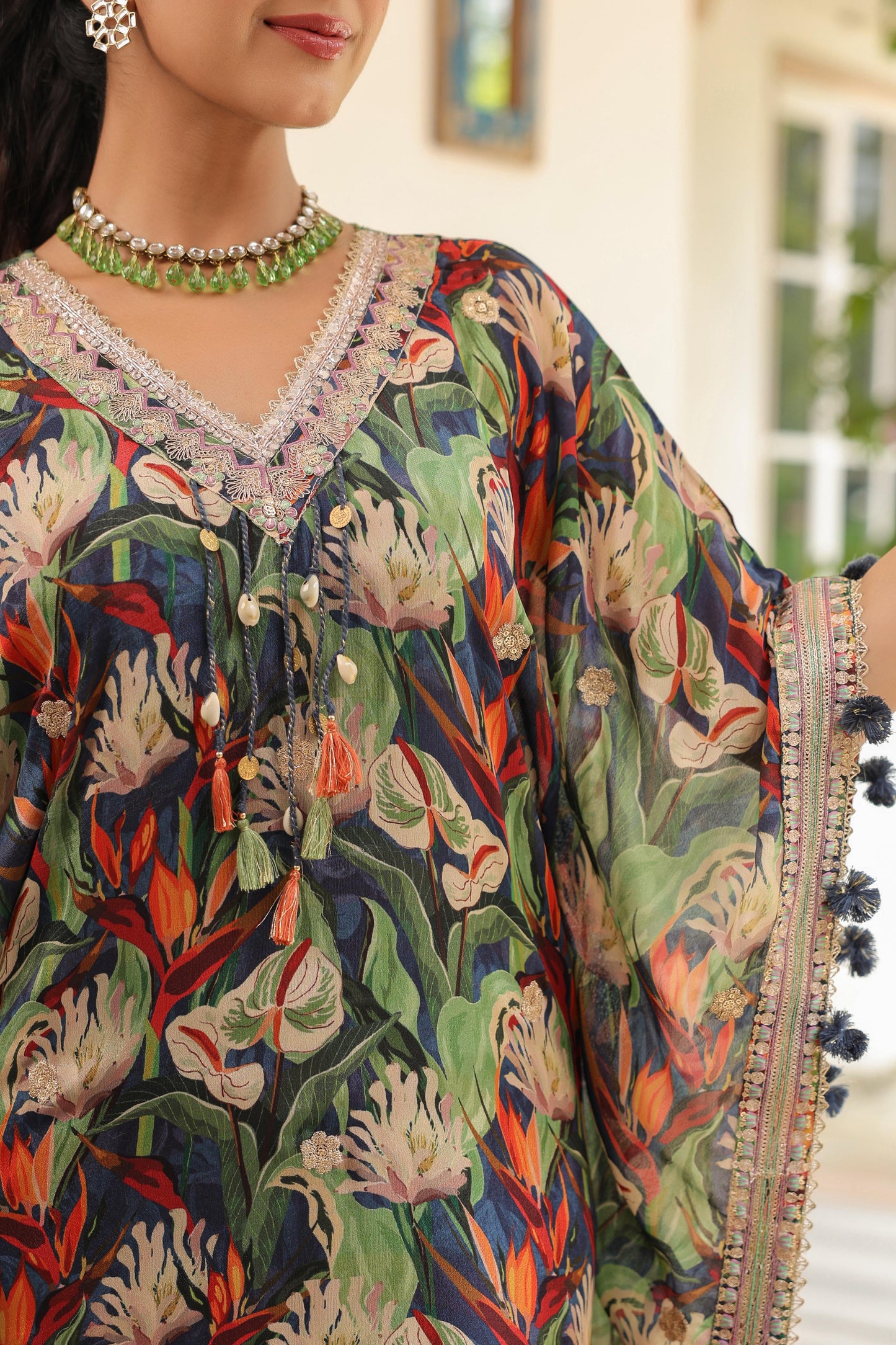 Neel Tarang Kaftan Set - GB169