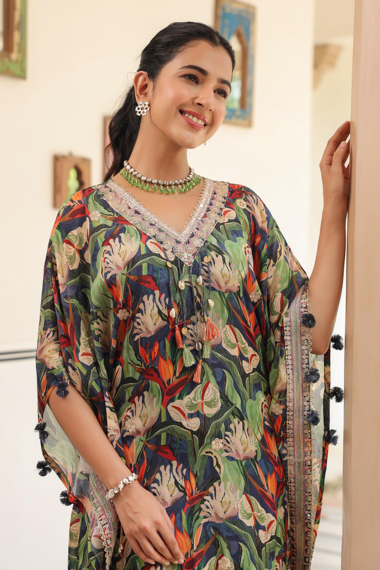 Neel Tarang Kaftan Set - GB169