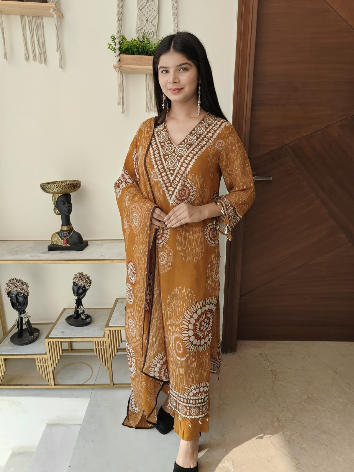 Marigold Luxe Kurta Set (AB197)