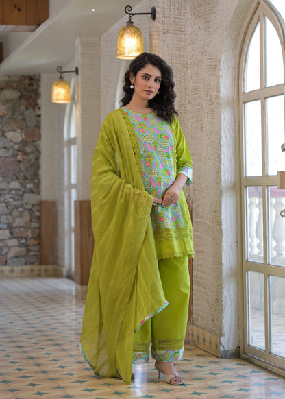 Rose Garden Kurta Set(MK364)