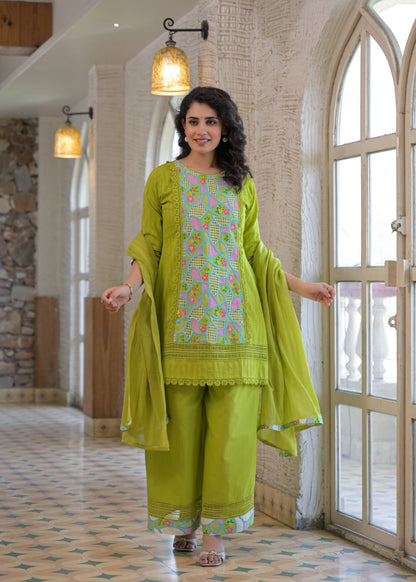 Rose Garden Kurta Set(MK364)