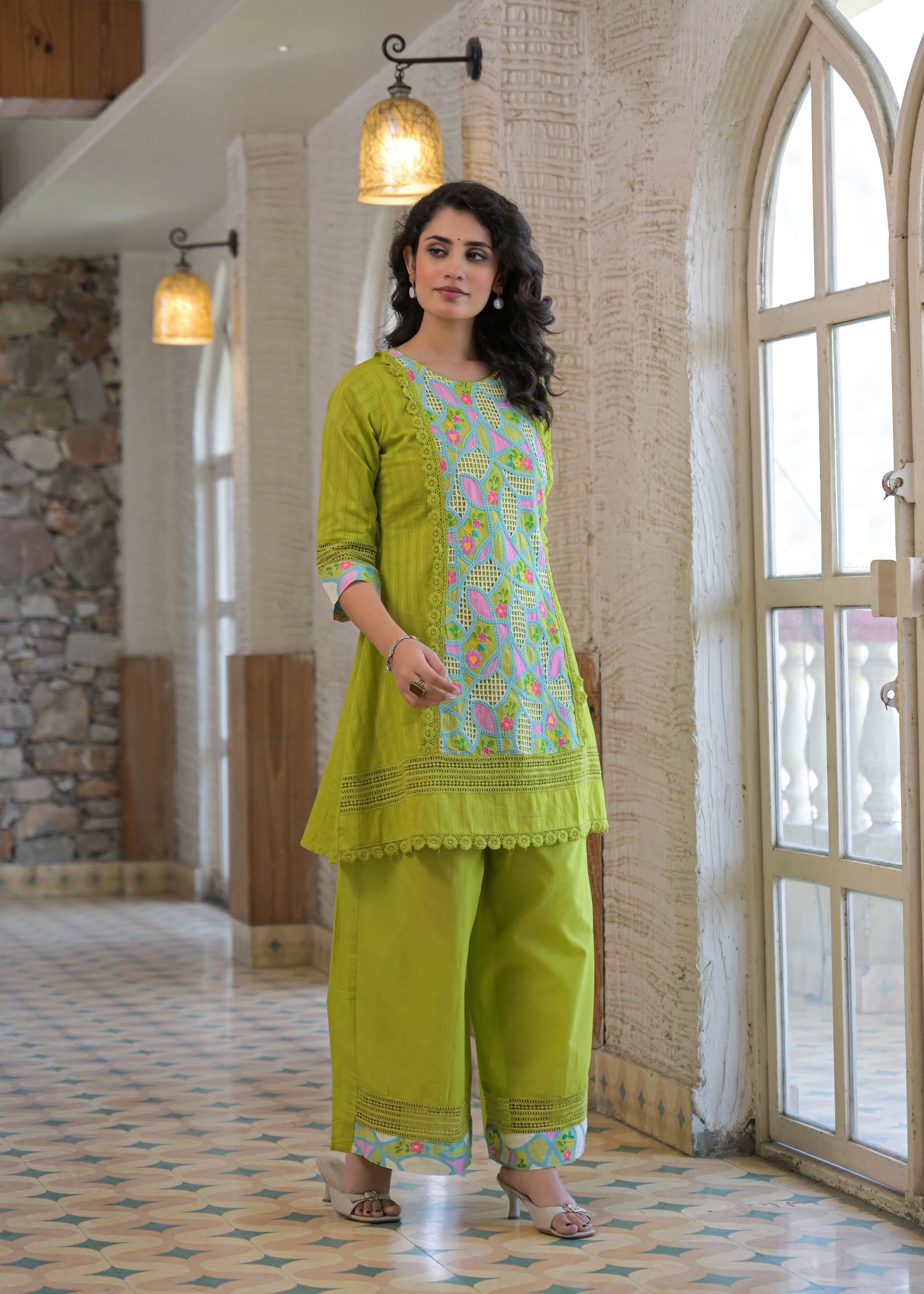 Rose Garden Kurta Set(MK364)