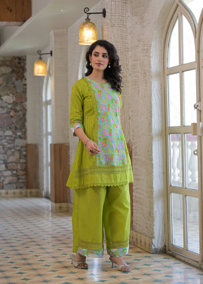 Rose Garden Kurta Set(MK364)