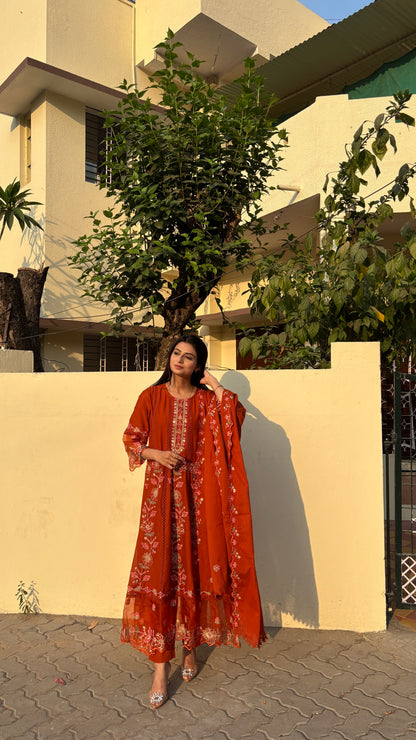 Amrin Anarkali Suit(MK333)