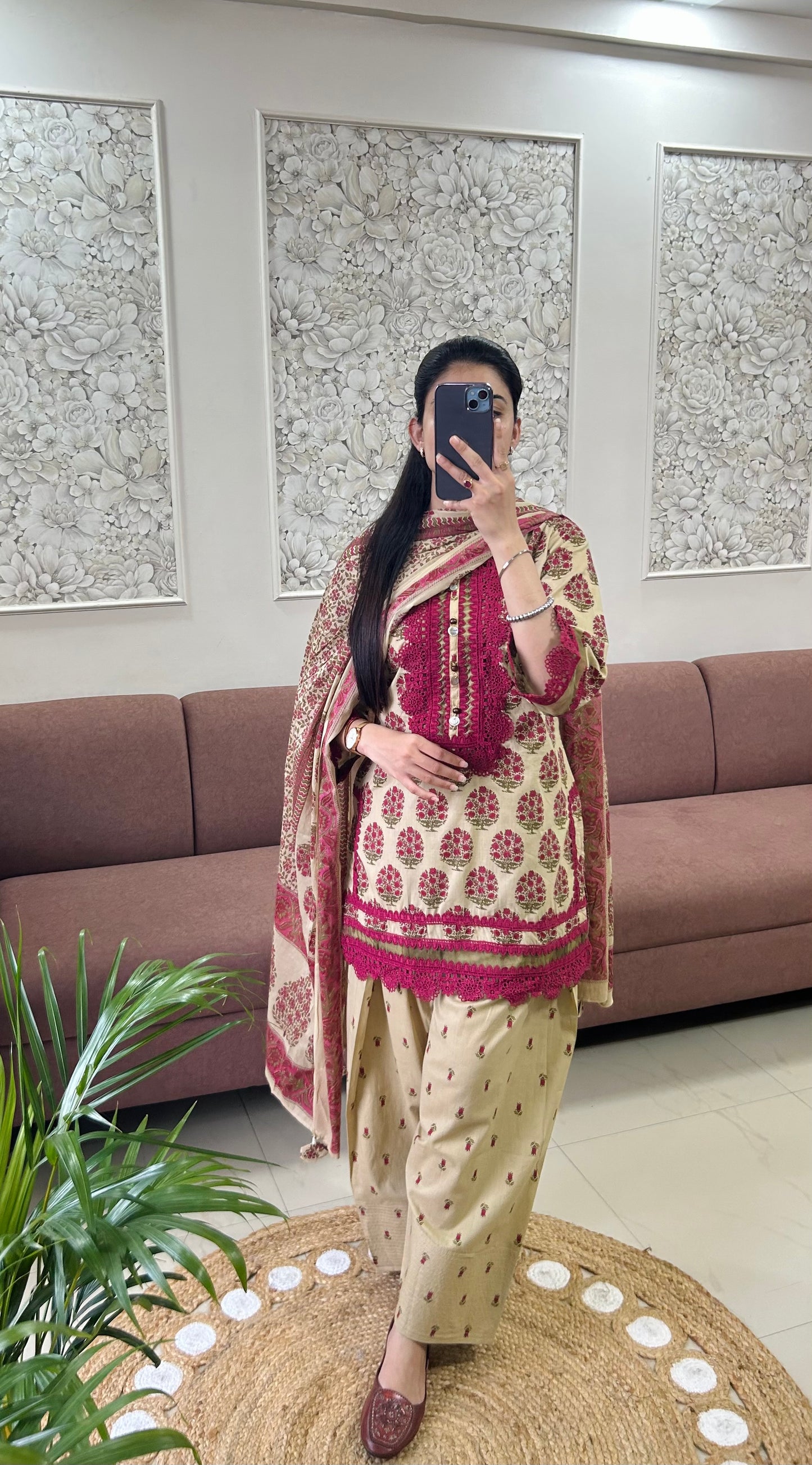 Heer Farshi Salwar Suit (Maroon Color) (MK390).