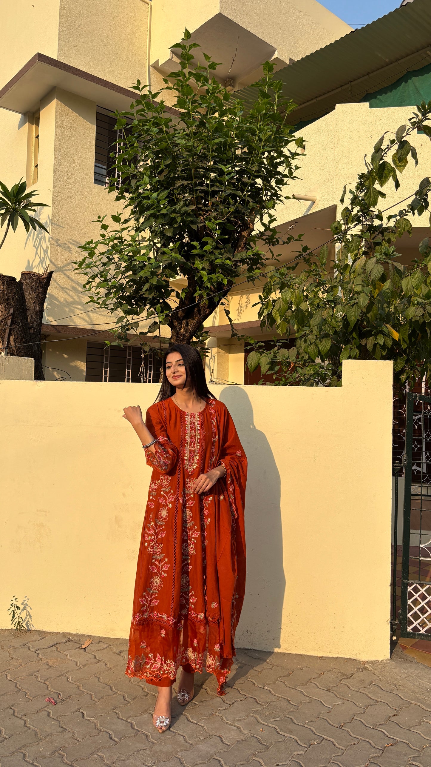 Amrin Anarkali Suit(MK333)