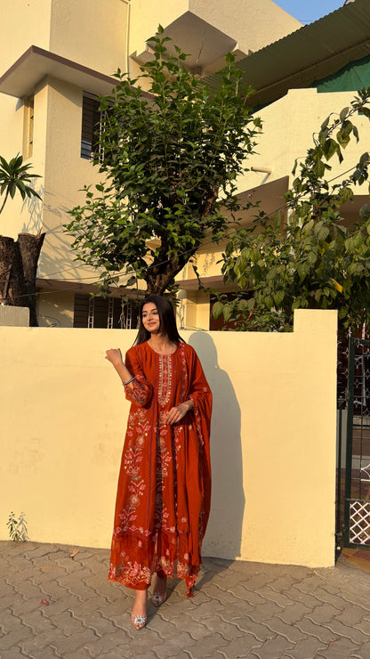 Amrin Anarkali Suit(MK333)