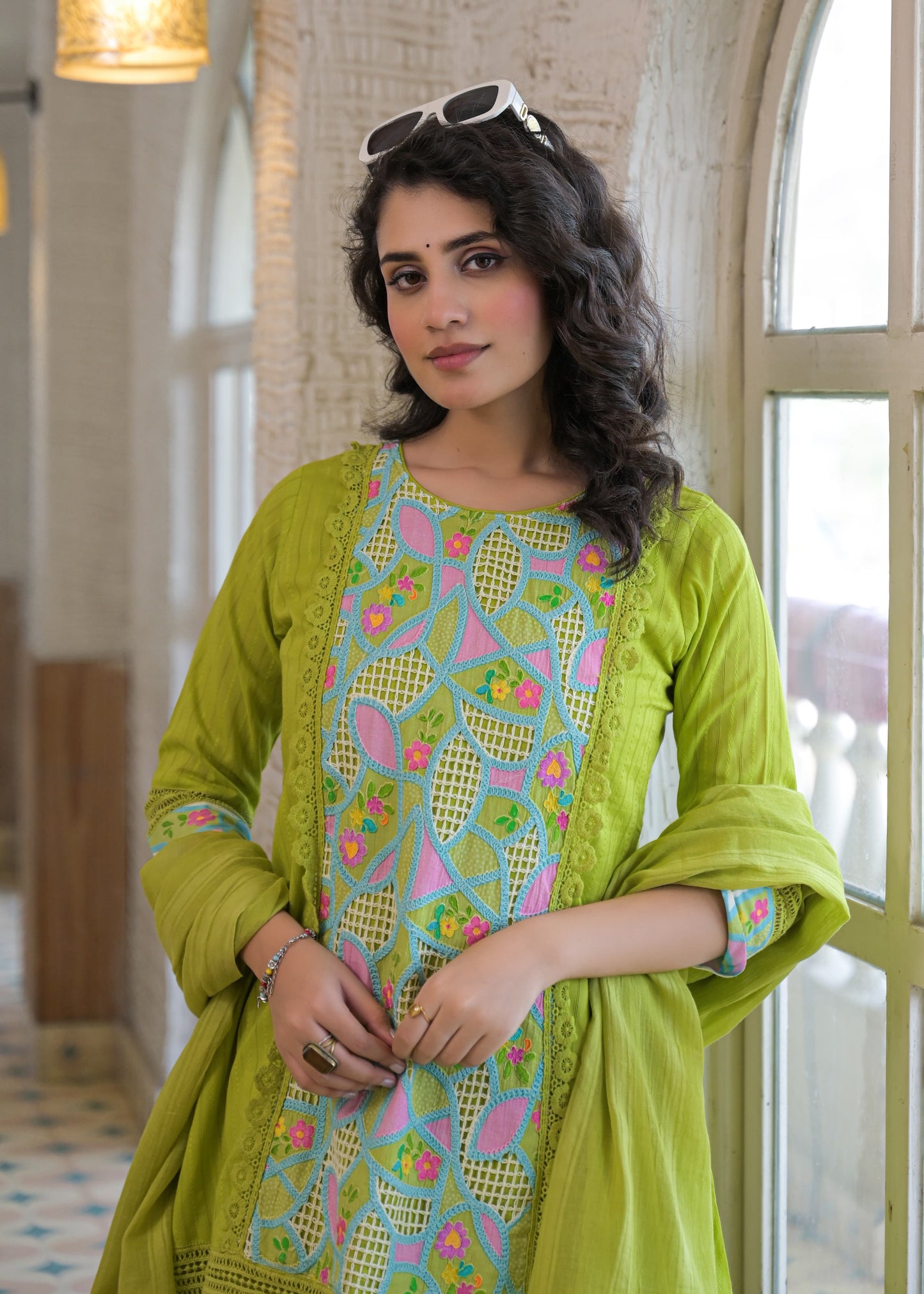 Rose Garden Kurta Set(MK364)
