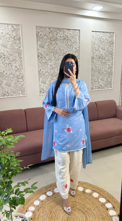 Hania Farshi Salwar Kurta Set (IC379).