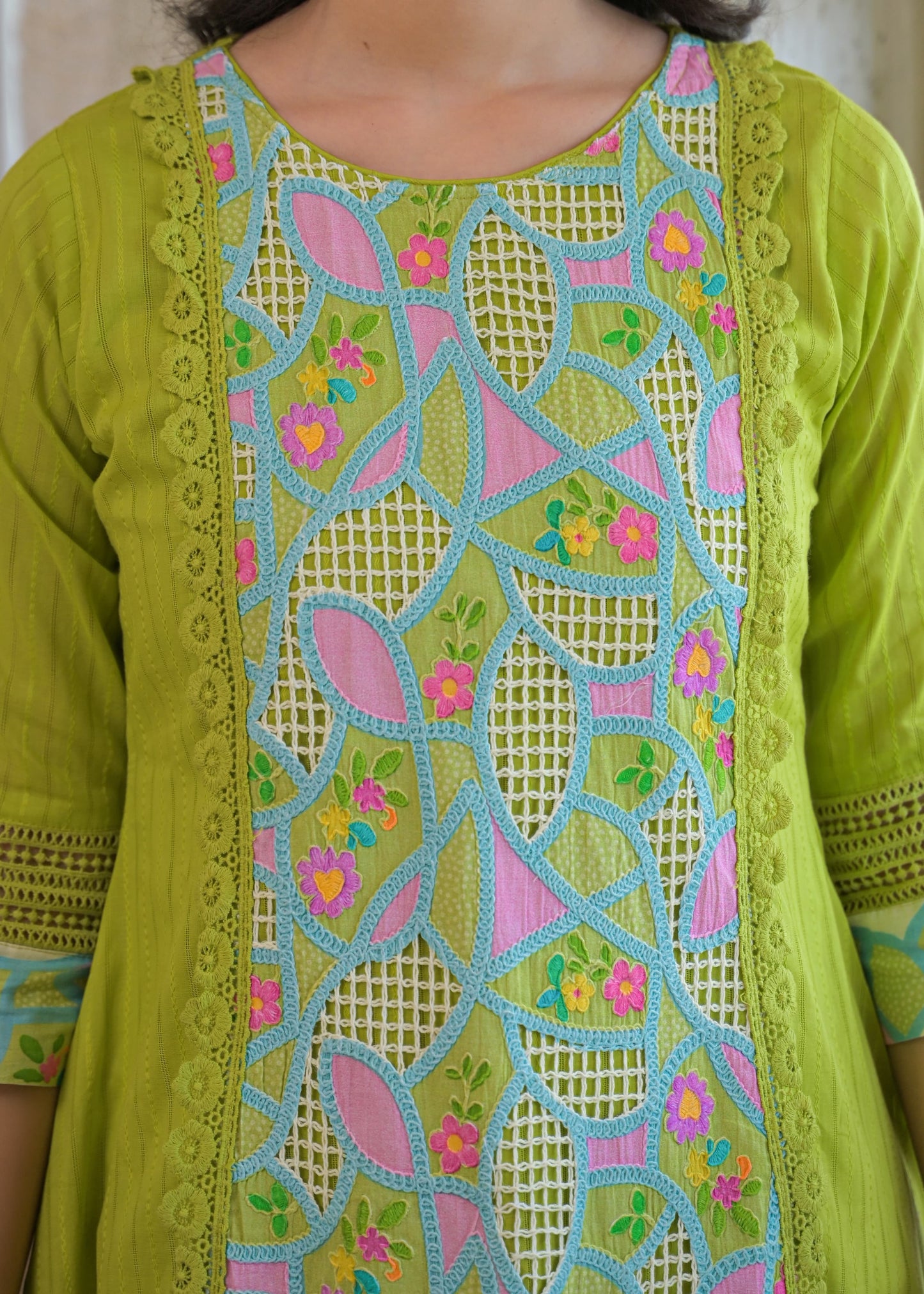 Rose Garden Kurta Set(MK364)