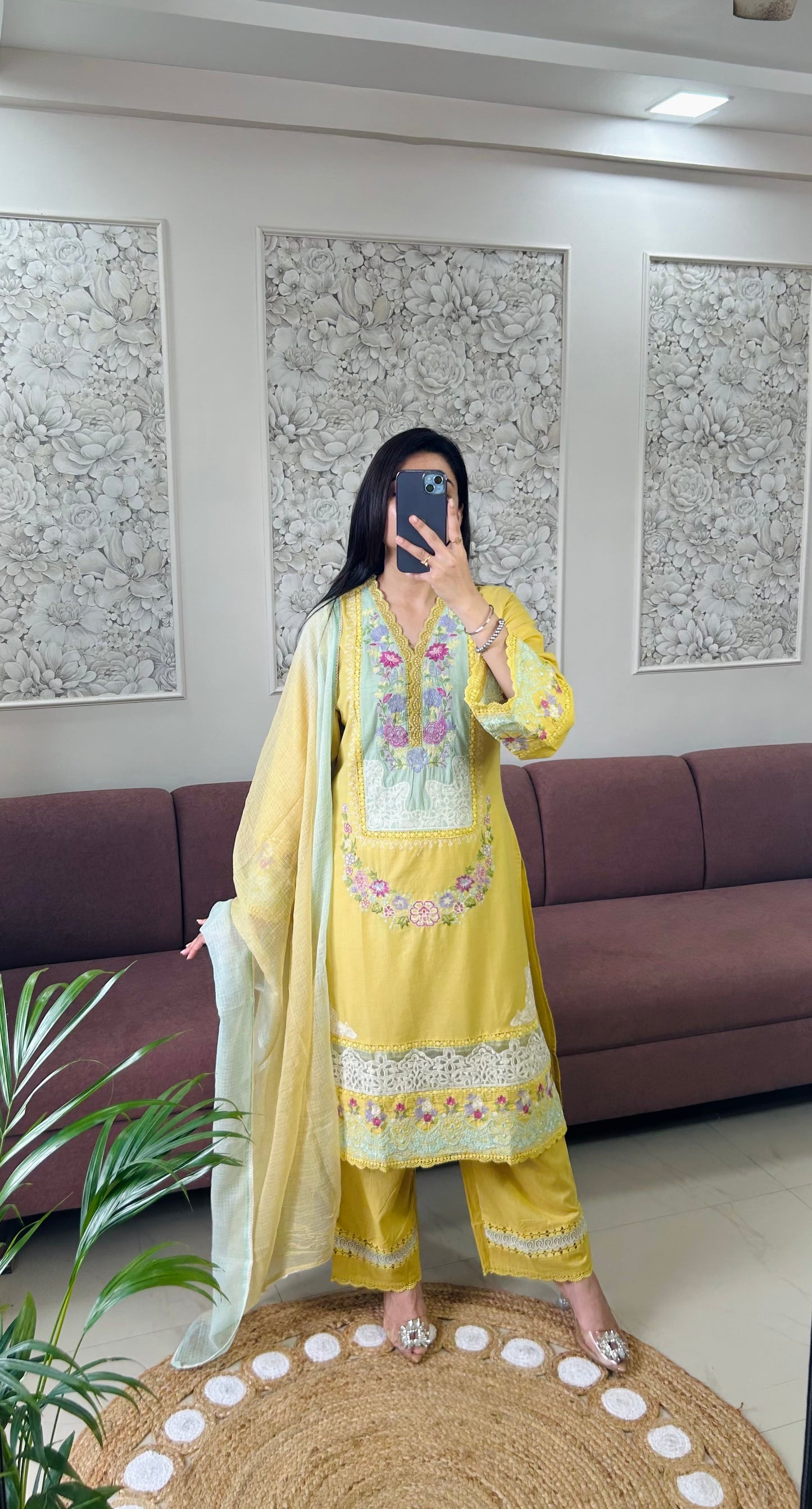 Amber Cotton Kurta Set (MK392).