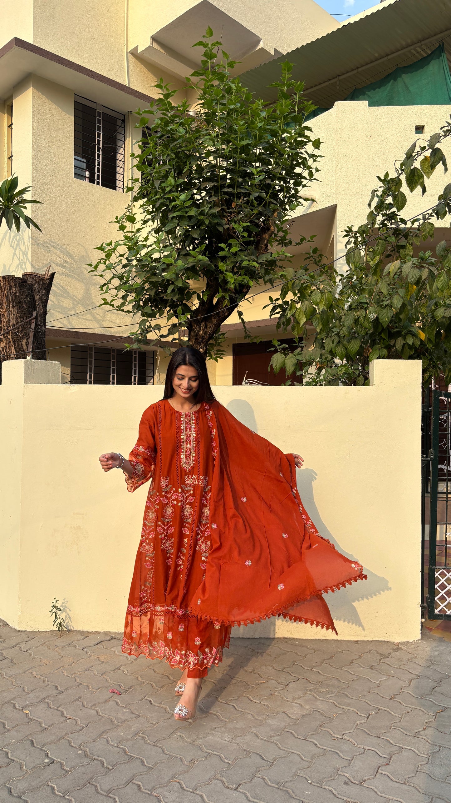 Amrin Anarkali Suit(MK333)