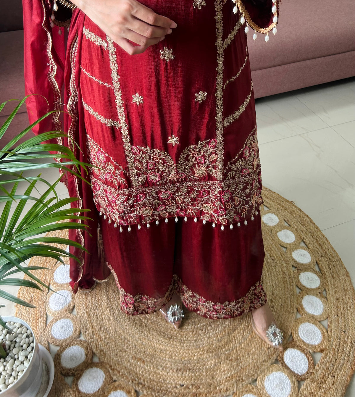 Mahiya Chinnon Plazoo Set (MK398).