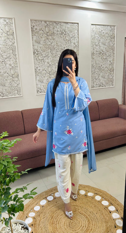 Hania Farshi Salwar Kurta Set (IC379).