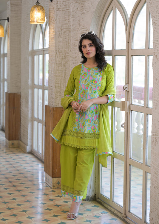 Rose Garden Kurta Set(MK364)