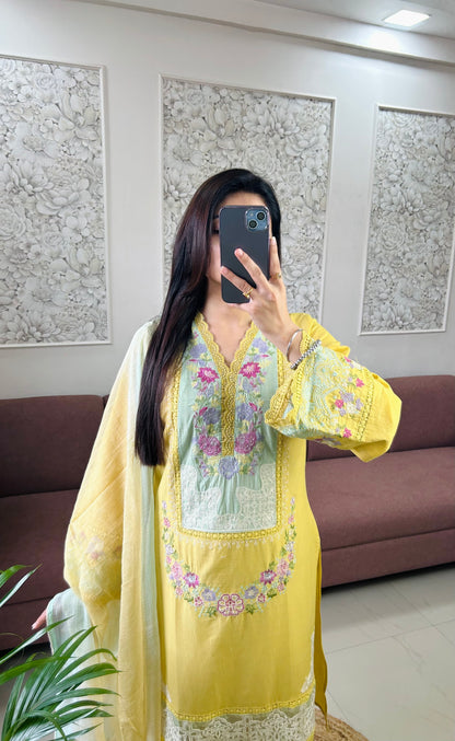 Amber Cotton Kurta Set (MK392).