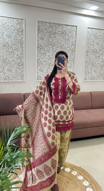 Heer Farshi Salwar Suit (Maroon Color) (MK390).