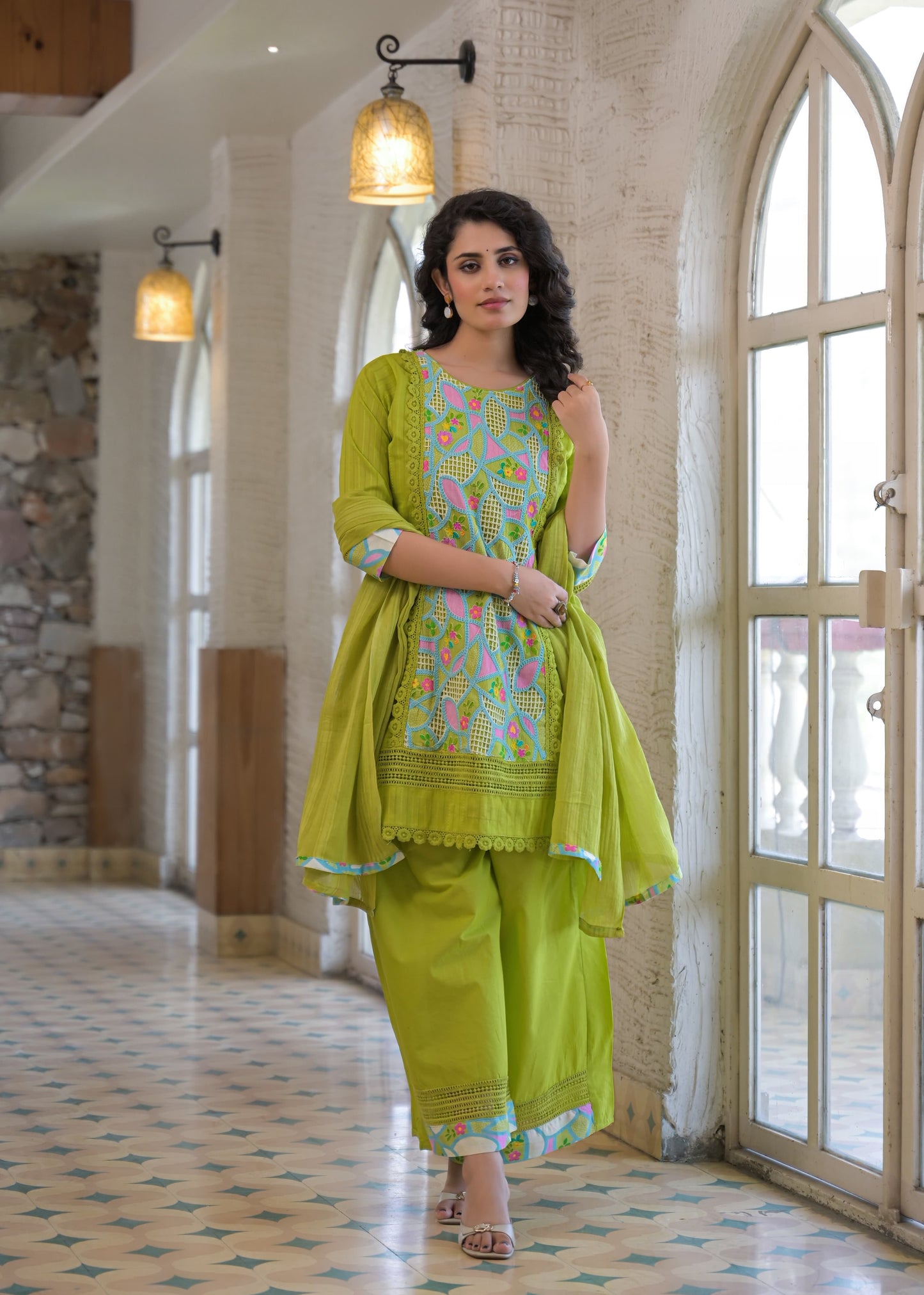 Rose Garden Kurta Set(MK364)