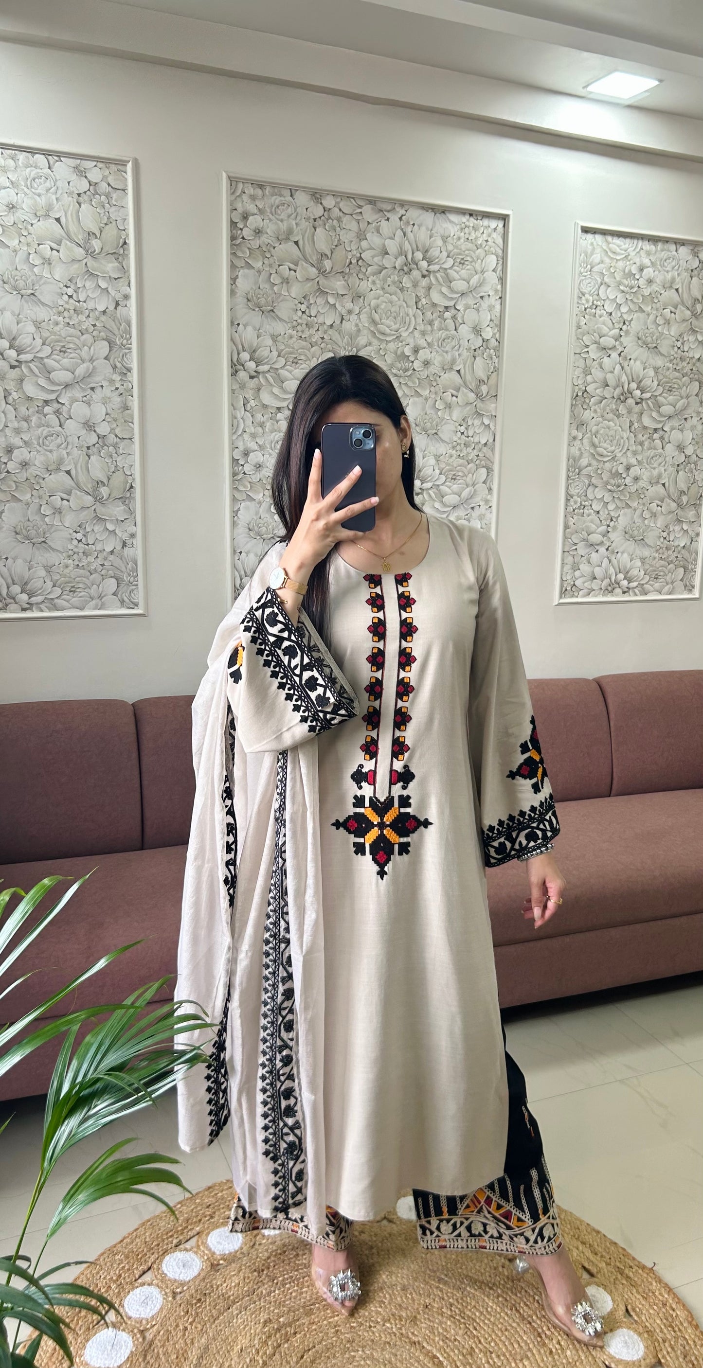 Mirza Kurta Set (SR393).