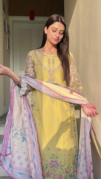 Sunny Breeze Kurta Set(GB344).
