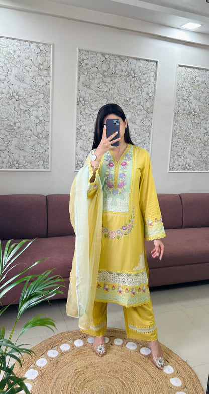 Amber Cotton Kurta Set (MK392).