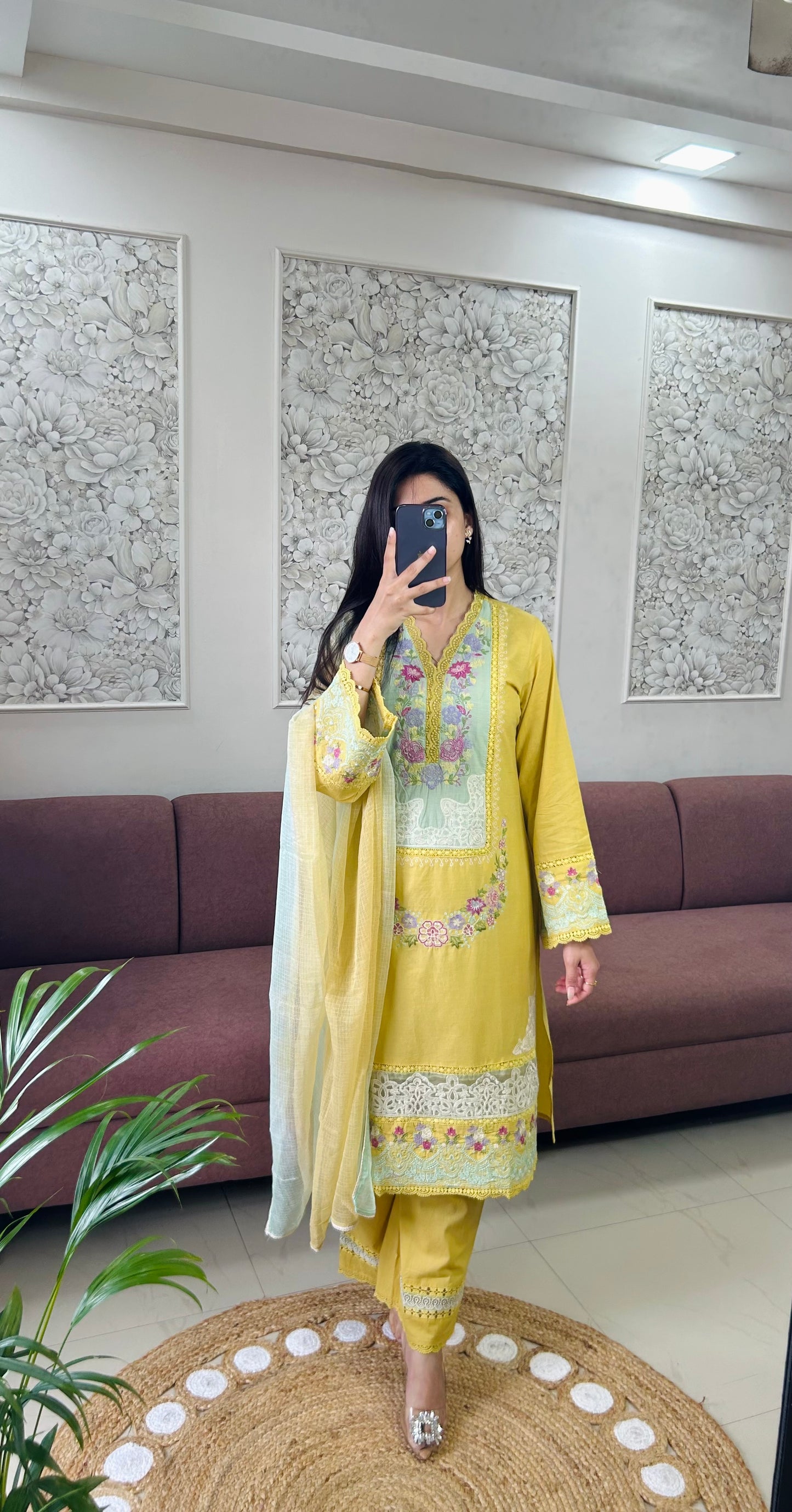 Amber Cotton Kurta Set (MK392).