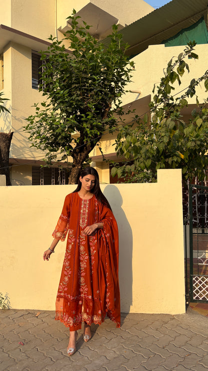 Amrin Anarkali Suit(MK333)