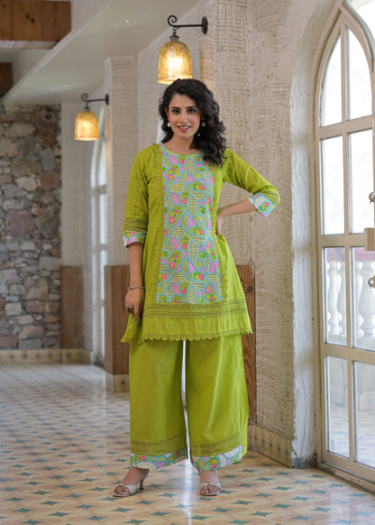 Rose Garden Kurta Set(MK364)