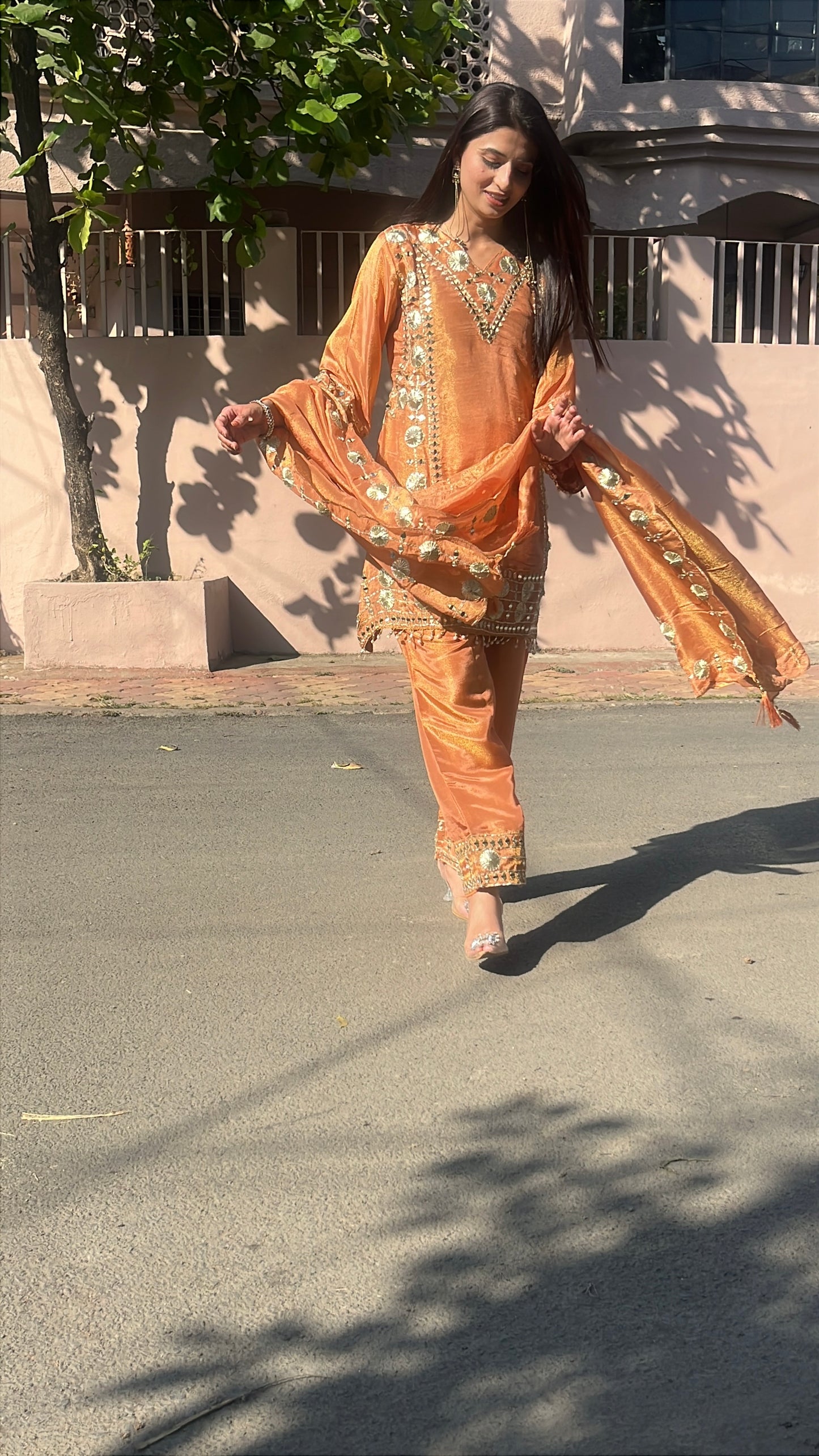 Amrit Mirror Queen Kurta Set(MK324)