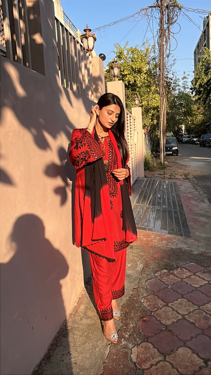 Noor-e-Rust Kurta Set