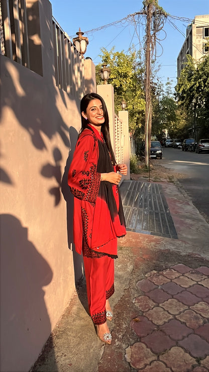 Noor-e-Rust Kurta Set