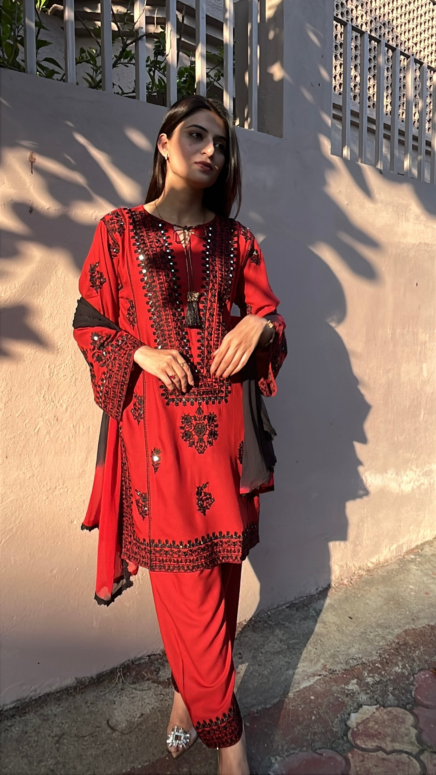 Noor-e-Rust Kurta Set