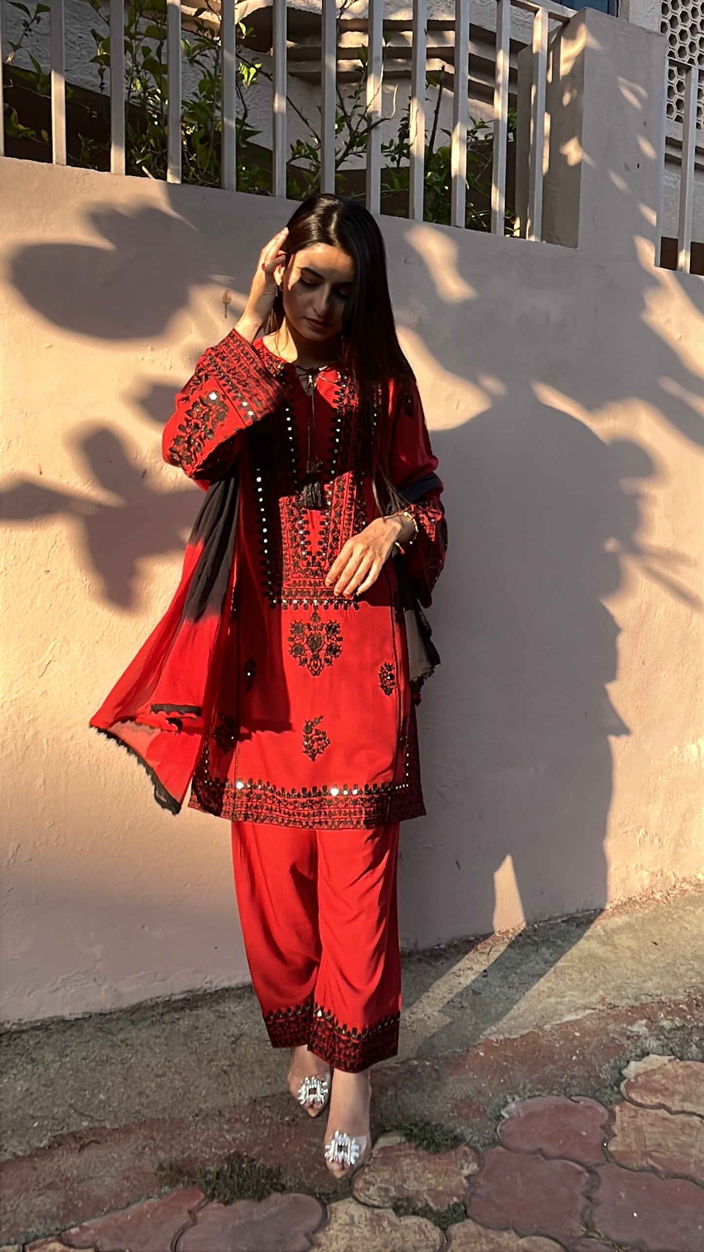 Noor-e-Rust Kurta Set