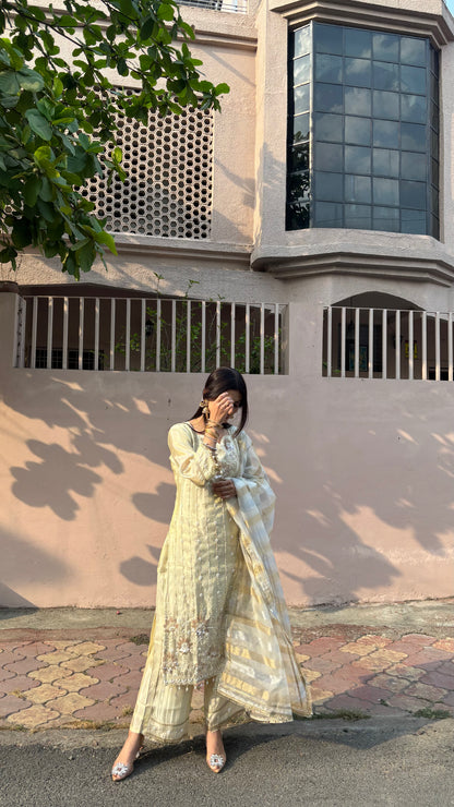 Inaya Pearl Kurta Set(GB325)