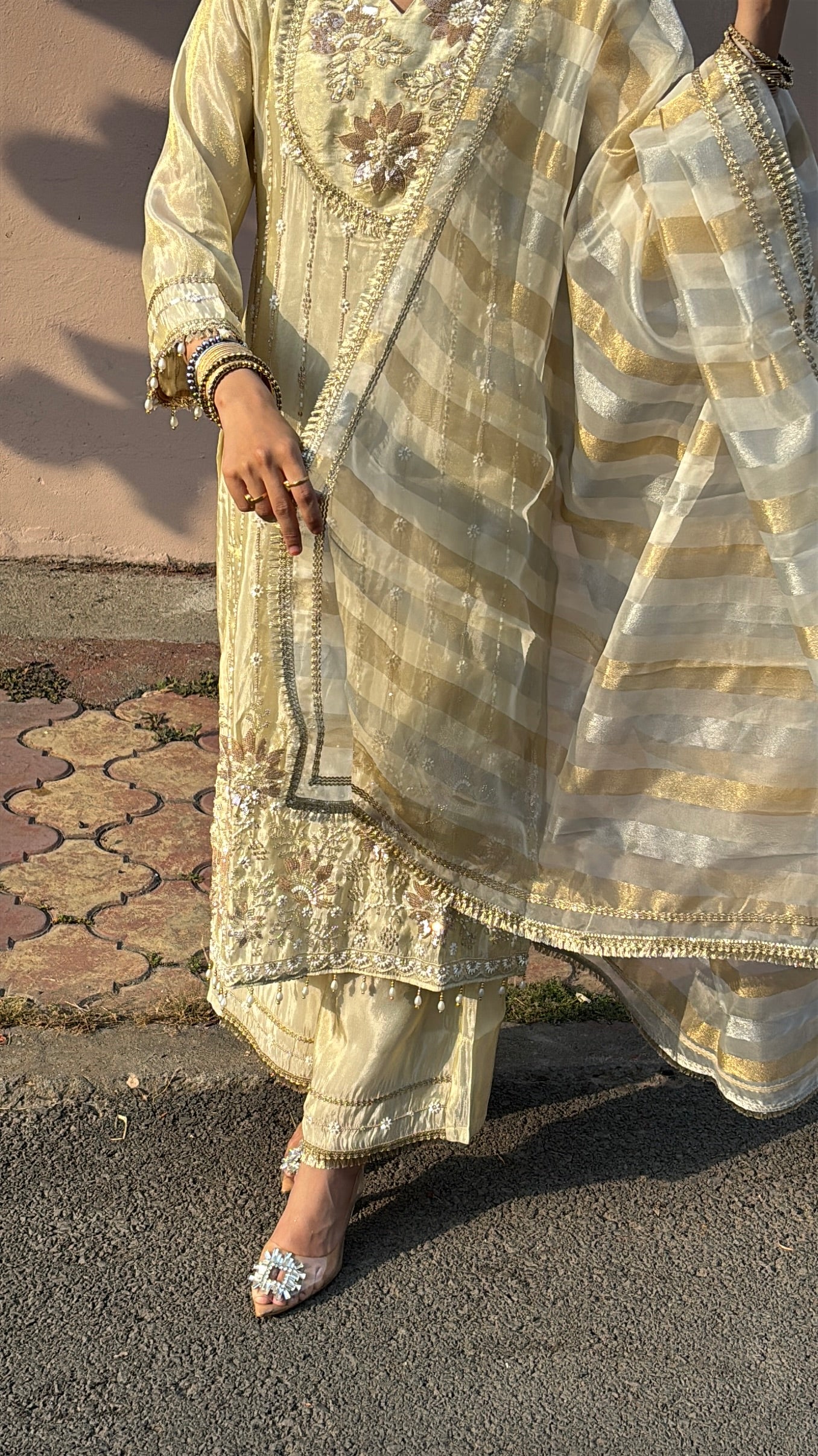 Inaya Pearl Kurta Set(GB325)