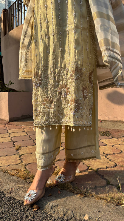 Inaya Pearl Kurta Set(GB325)