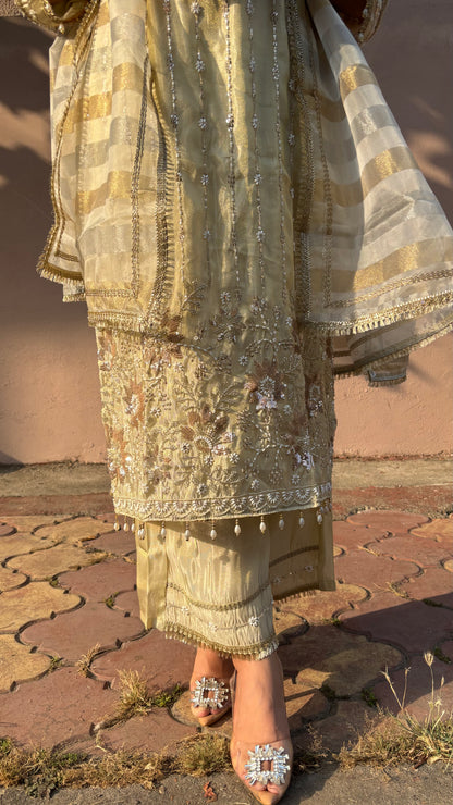 Inaya Pearl Kurta Set(GB325)