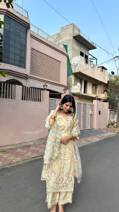 Inaya Pearl Kurta Set(GB325)