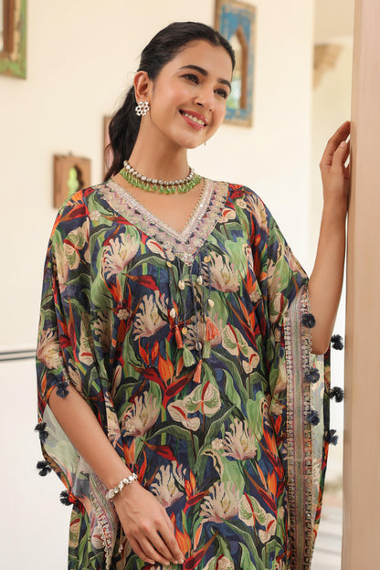 Neel Tarang Kaftan Set - GB169