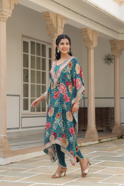 Celestial Flora Kaftan Set - MK161