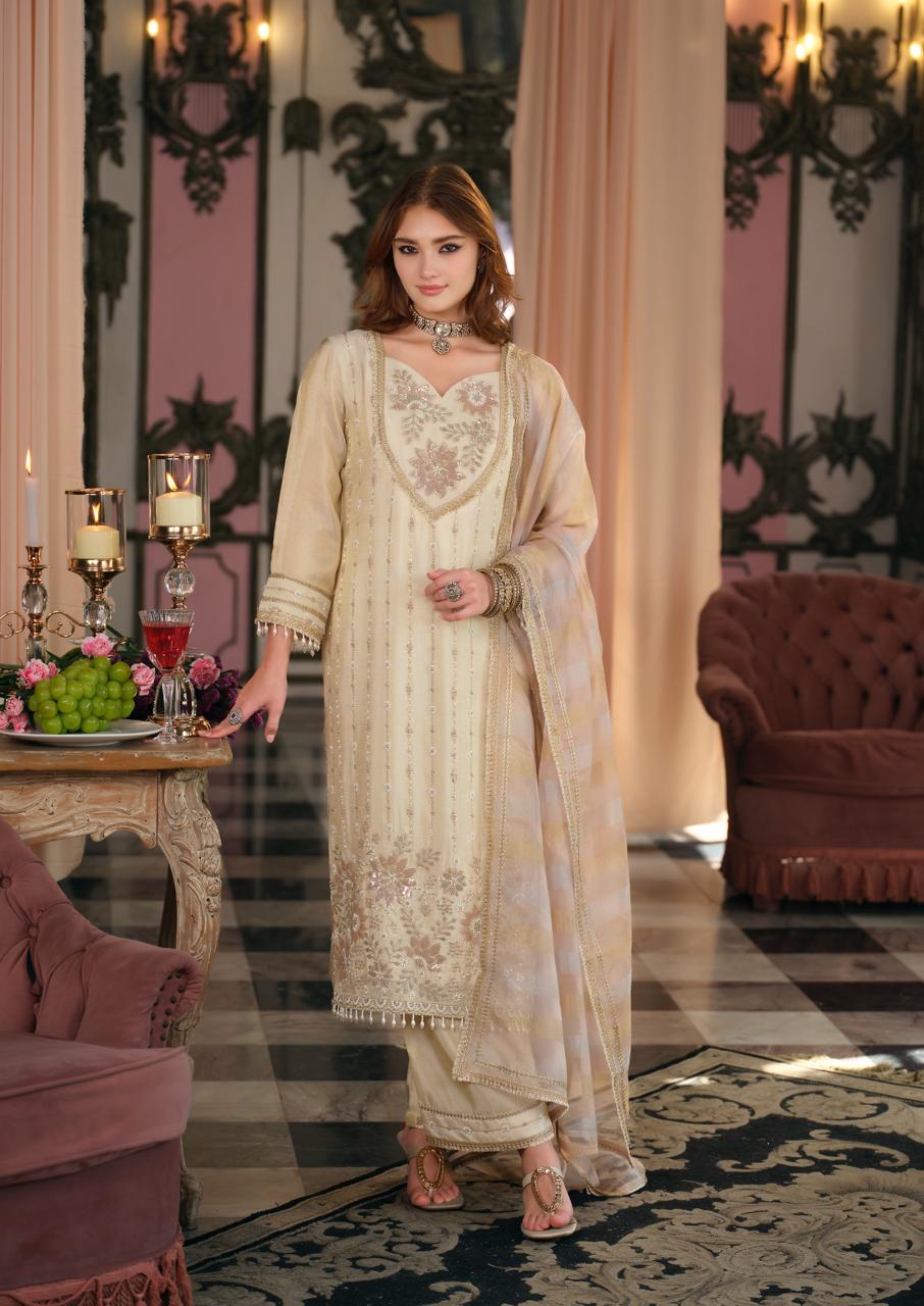 Inaya Pearl Kurta Set(GB325)