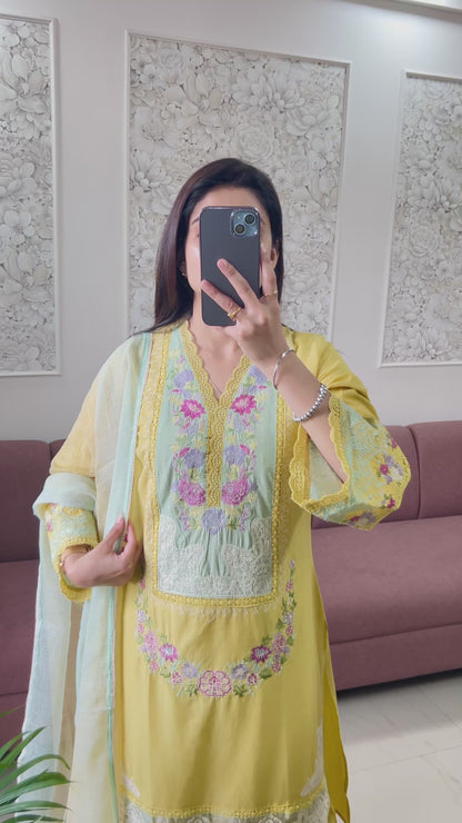 Amber Cotton Kurta Set (MK392).