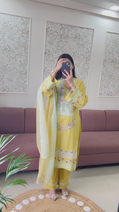 Amber Cotton Kurta Set (MK392).