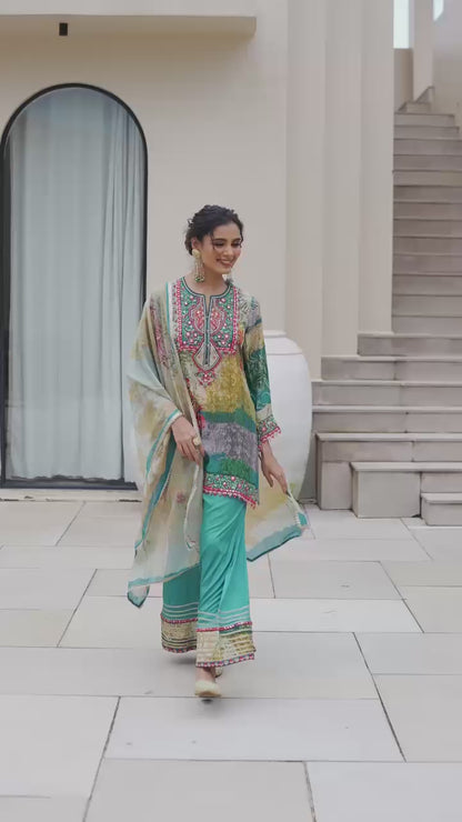 Desi Girl Indo-western Dress (MK282)