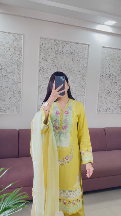 Amber Cotton Kurta Set (MK392).