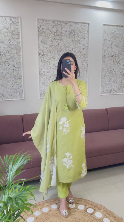 Baani Linen Kurta Set (GB385).